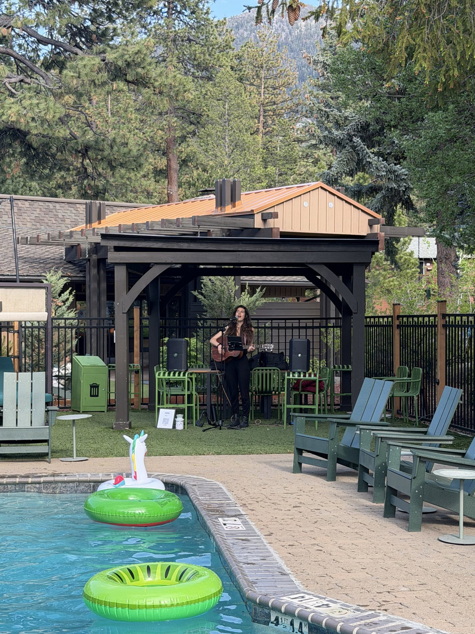live music by the pool station house inn