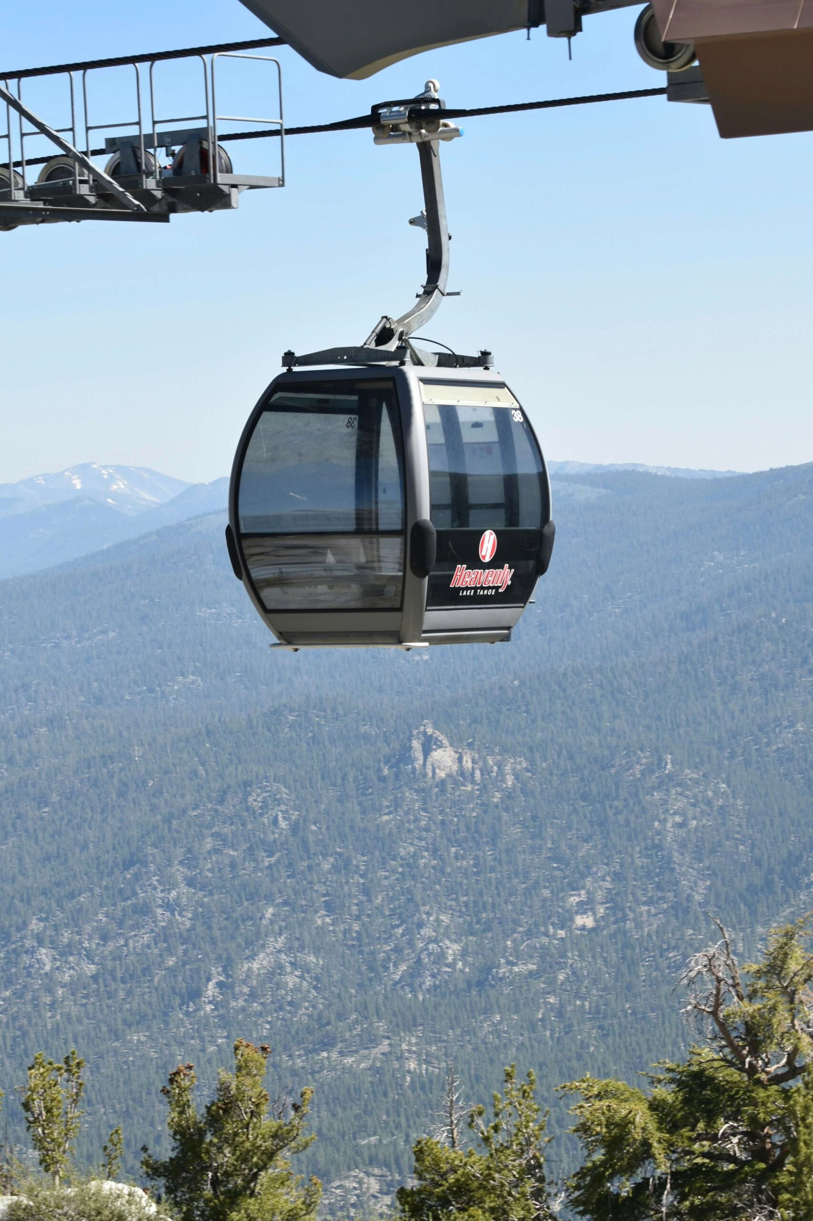 Heavenly Gondola over Lake Tahoe, a family-friendly ride near Heavenly Village